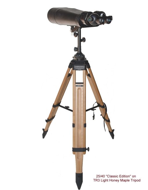 25/40x100 Long-Range Observation Binocular, "Classic Edition" with TR3 Tripod - Image 3
