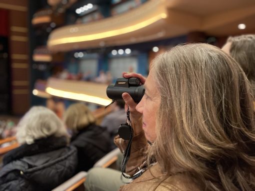 Oberwerk Sport HD II Monocular at the theater.